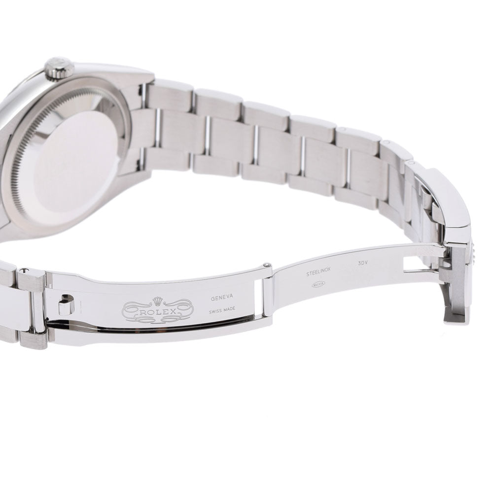 【送料無料】関税負担なし スイス製 高級 デイトジャスト 126234 メンズ SS/WG 腕時計 自動巻き ミントグリーン文字盤 未使用 銀蔵