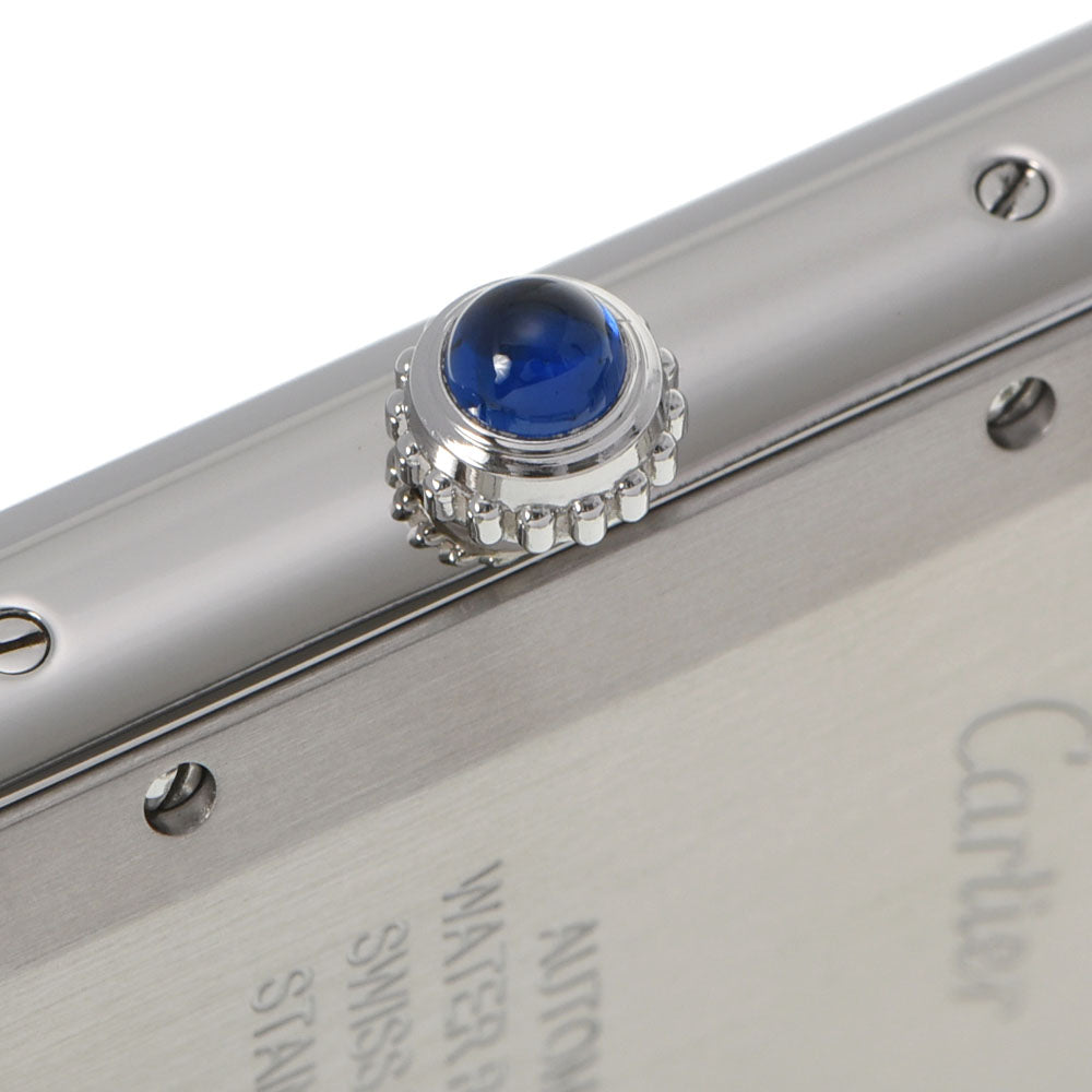 関税負担なし フランス製 高級 タンク ソロ XL W5200028 メンズ SS 腕時計 自動巻き シルバー文字盤 Aランク 正規新品未開封 銀蔵