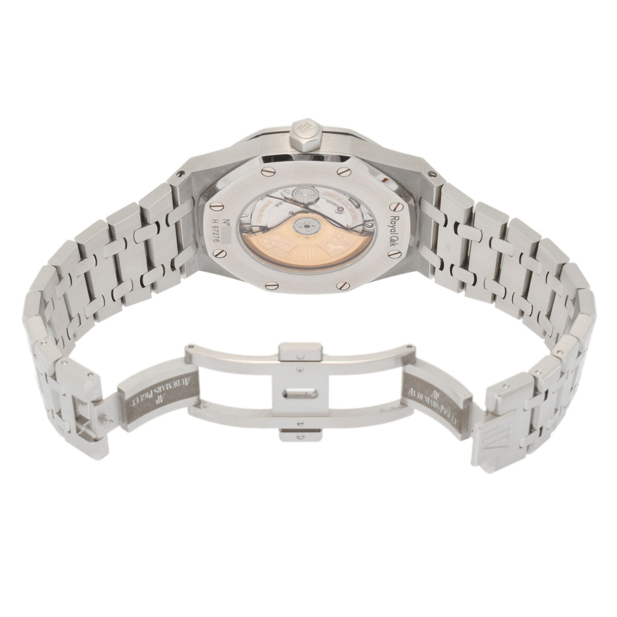 関税負担なし スイス製 高級 · 15400ST.OO.1220ST.02 メンズ SS 腕時計 自動巻き シルバー文字盤 Aランク 正規新品未開封 銀蔵