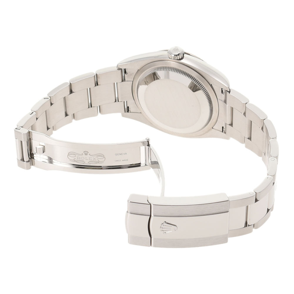 【送料無料】関税負担なし スイス製 高級 デイトジャスト 126234 メンズ SS/WG 腕時計 自動巻き 白文字盤 Aランク 正規新品未開封 銀蔵