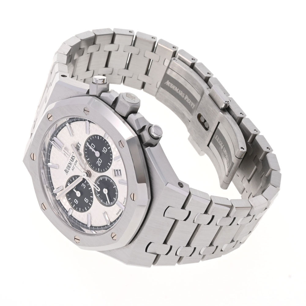 関税負担なし スイス製 高級 · クロノグラフ 26331ST.OO.1220ST.03 メンズ SS 腕時計 自動巻き シルバー/ブラック文字盤 Aランク 正規新品未開封 銀蔵