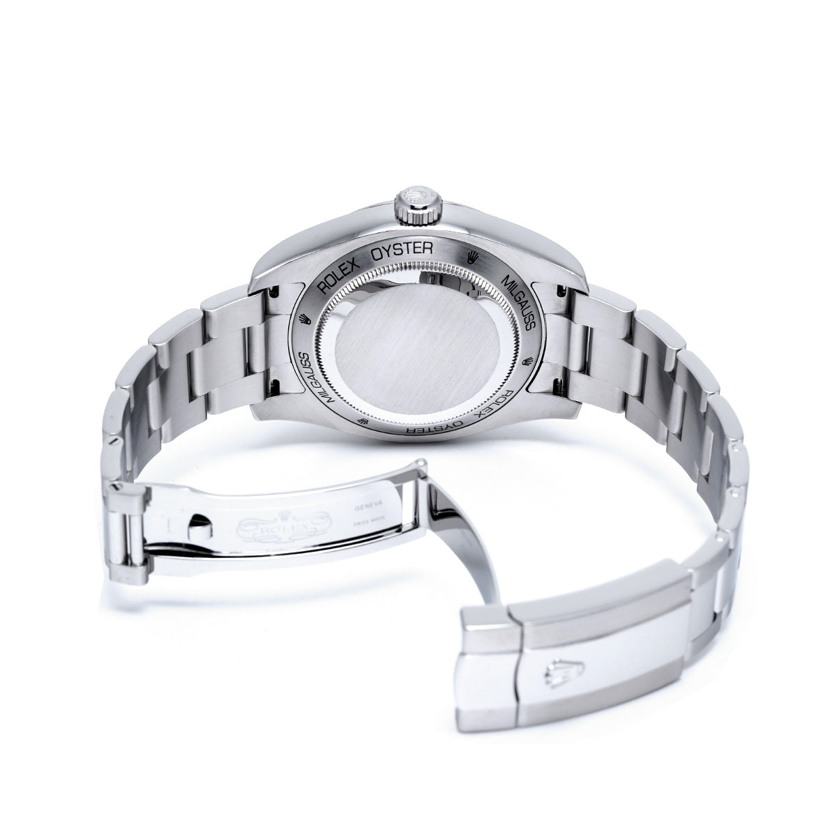 スイス製 高級 ミルガウス 116400GV V番(2009年頃製造) インテンスブラック メンズ 腕時計 自動巻き 正規新品未開封 銀蔵