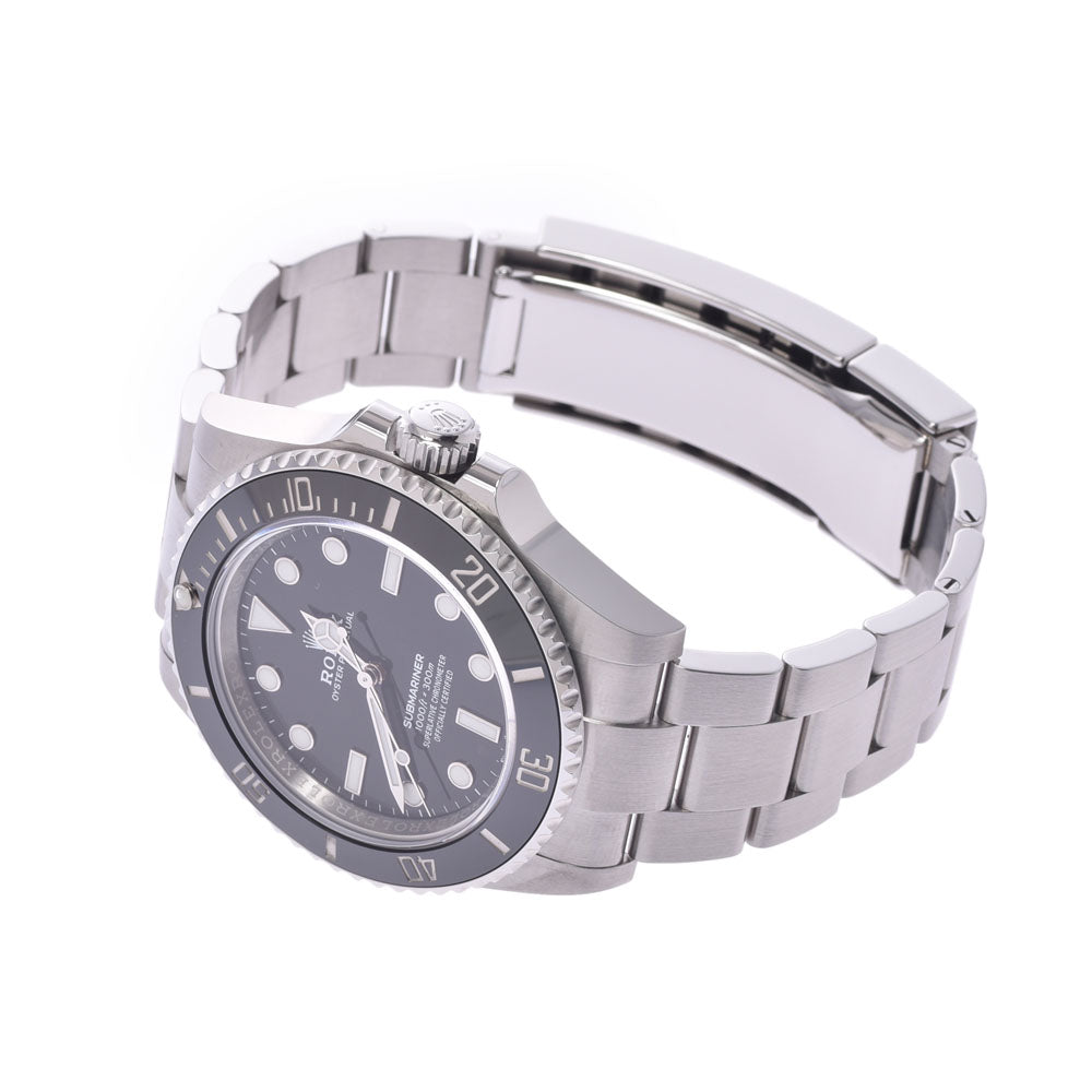 【送料無料】関税負担なし スイス製 高級 サブマリーナ 黒ベゼル 新作 124060 メンズ SS 腕時計 自動巻き 黒文字盤 未使用 銀蔵