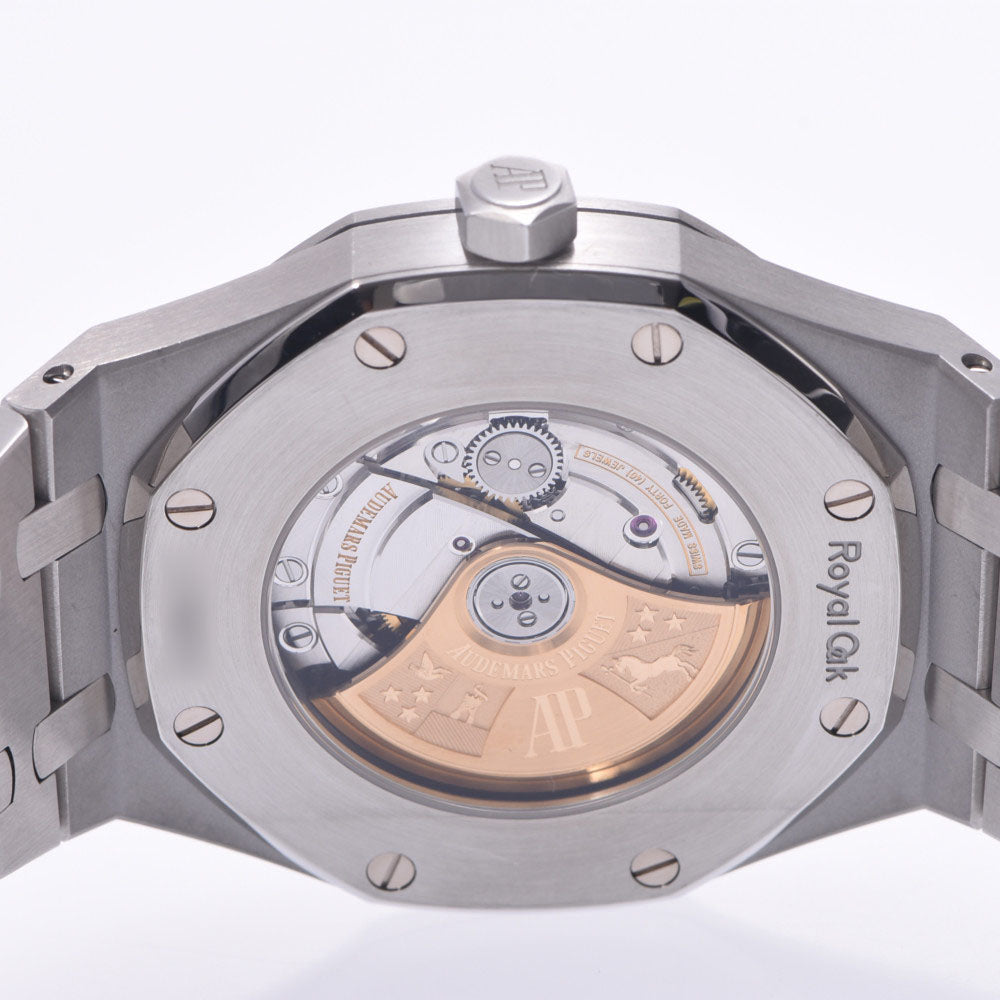 関税負担なし スイス製 高級 · 裏スケ ブティック限定 15400ST.OO.1220ST.03 メンズ SS 腕時計 自動巻き ブルー文字盤 Aランク 正規新品未開封 銀蔵