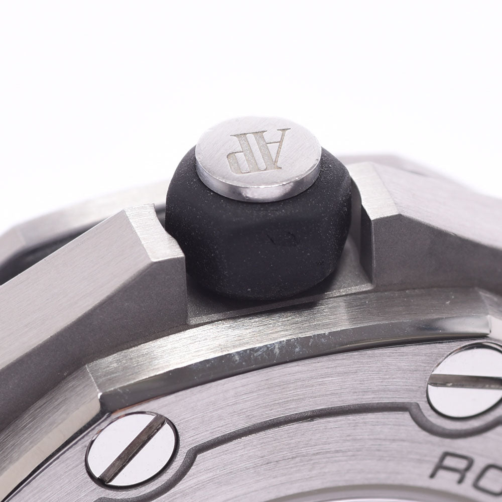 関税負担なし スイス製 高級 · · ダイバー 裏スケ 15710ST.OO.A002CA.01 メンズ SS/ラバー 腕時計 自動巻き 黒文字盤 Aランク 正規新品未開封 銀蔵