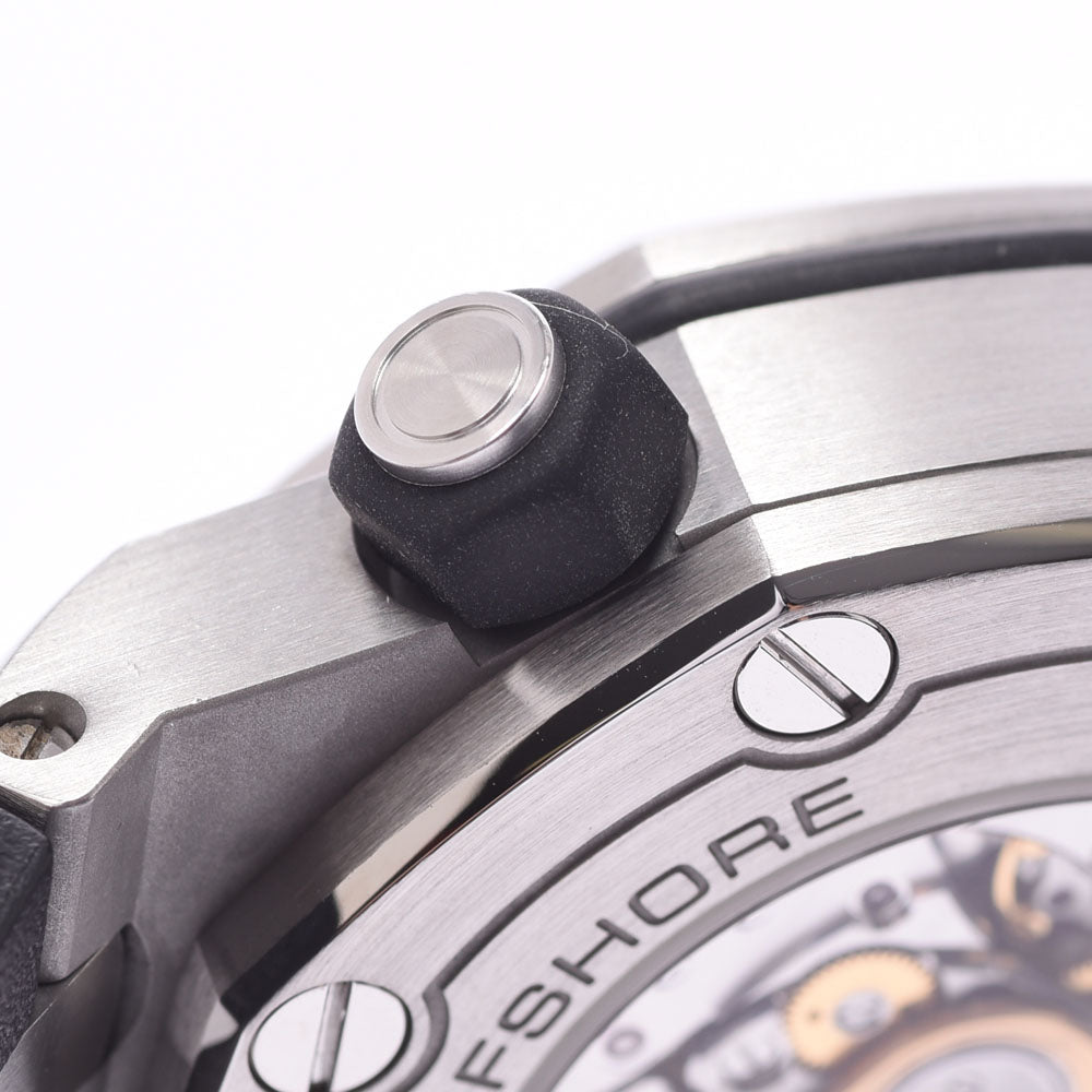 関税負担なし スイス製 高級 · · ダイバー 裏スケ 15710ST.OO.A002CA.01 メンズ SS/ラバー 腕時計 自動巻き 黒文字盤 Aランク 正規新品未開封 銀蔵