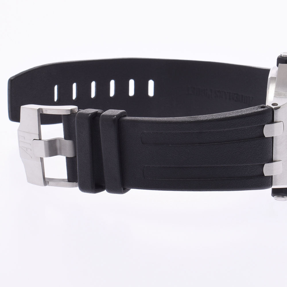 関税負担なし スイス製 高級 · · ダイバー 裏スケ 15710ST.OO.A002CA.01 メンズ SS/ラバー 腕時計 自動巻き 黒文字盤 Aランク 正規新品未開封 銀蔵