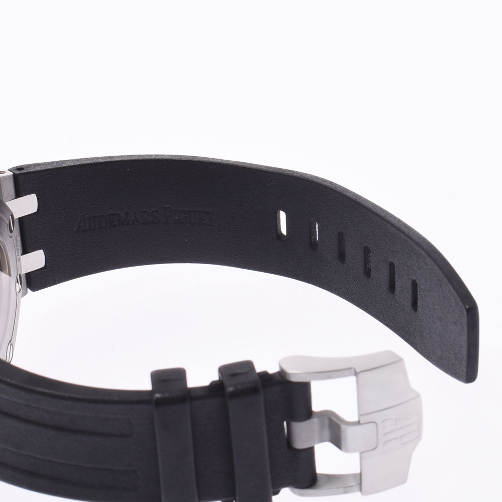 関税負担なし スイス製 高級 · · ダイバー 裏スケ 15710ST.OO.A002CA.01 メンズ SS/ラバー 腕時計 自動巻き 黒文字盤 Aランク 正規新品未開封 銀蔵