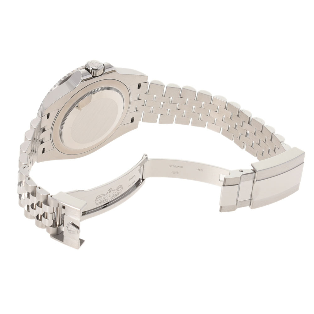 【送料無料】関税負担なし スイス製 高級 GMTマスター2 青/赤ベゼル ジュビリーブレス 126710BLRO メンズ SS 腕時計 自動巻き 黒文字盤 未使用 銀蔵