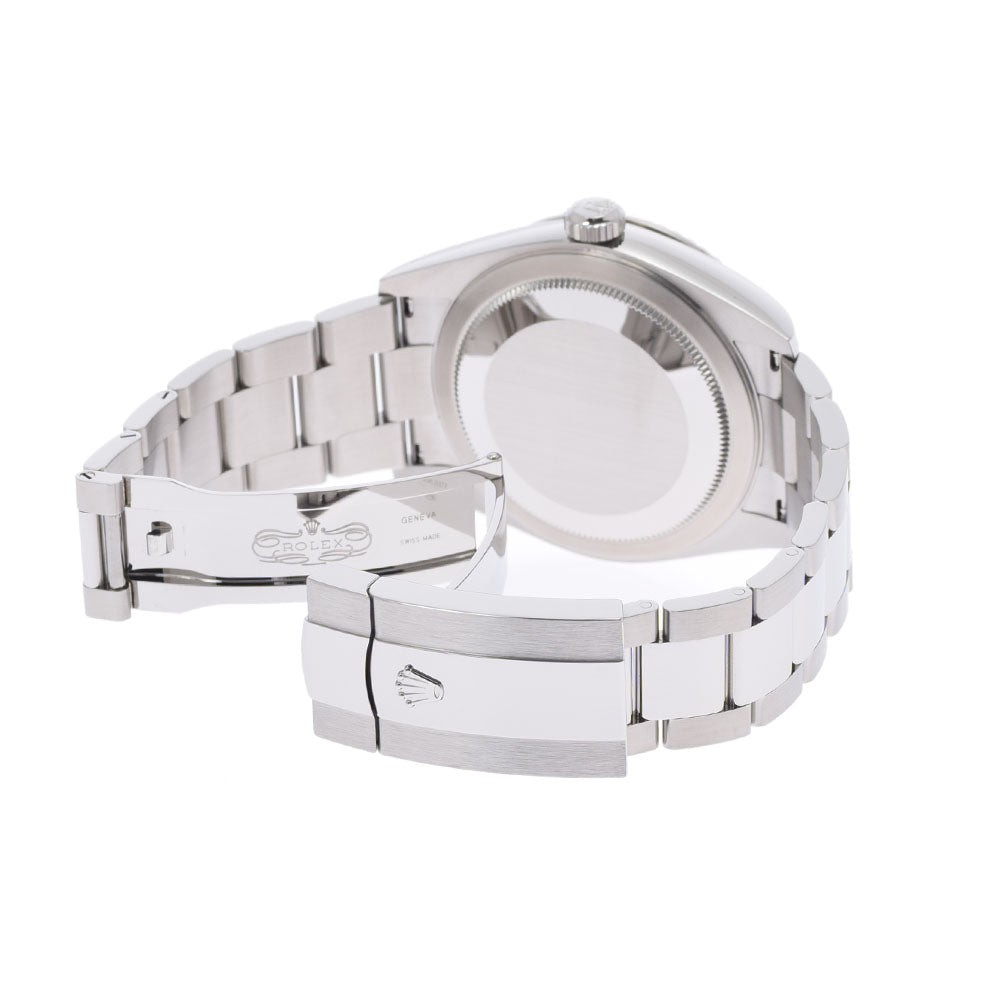 【送料無料】関税負担なし スイス製 高級 スカイドゥエラー ギャランティ(2022年08月)  326934 メンズ SS/WG 腕時計 自動巻き シルバー文字盤 未使用 銀蔵