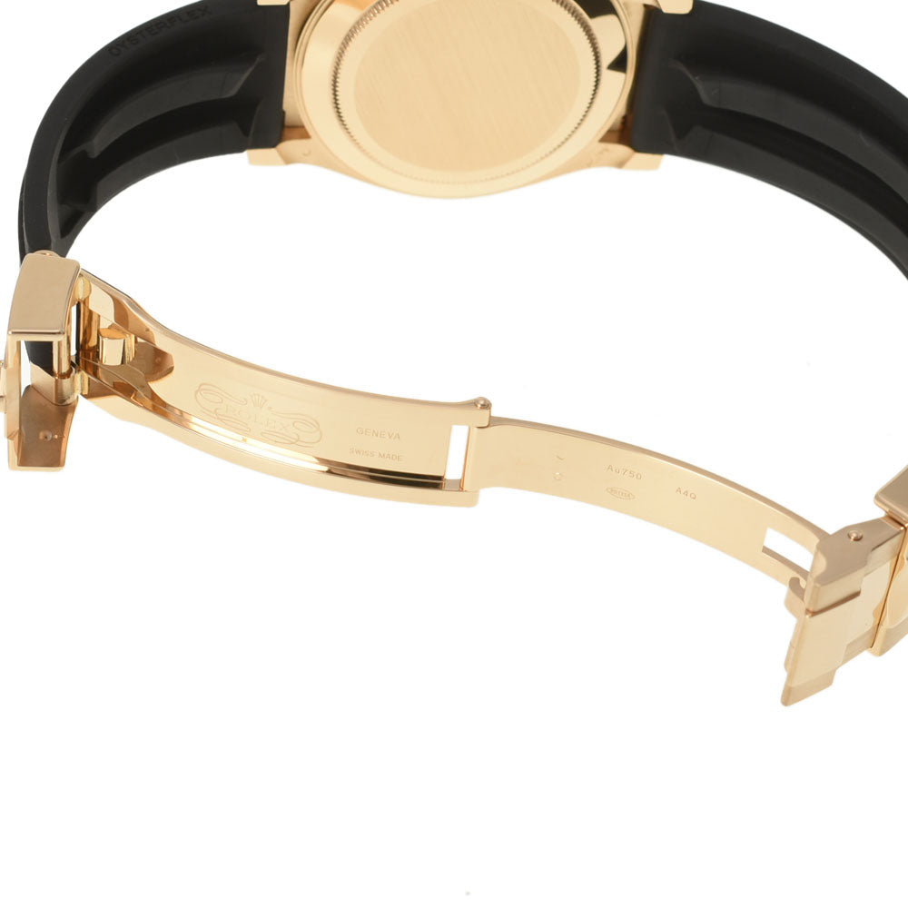 【送料無料】関税負担なし スイス製 高級 コスモグラフ · 2021年12月 116518LN メンズ YG/ラバー 腕時計 自動巻き 黒文字盤 Aランク 正規新品未開封 銀蔵