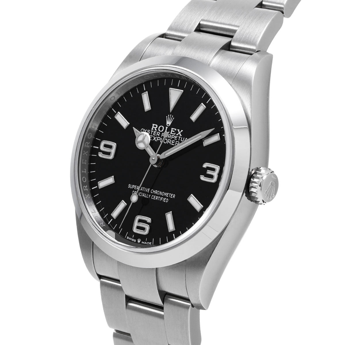 スイス製 高級 エクスプローラー 36 2024年11月 124270 ランダムシリアル ブラック メンズ 腕時計 自動巻き 銀蔵