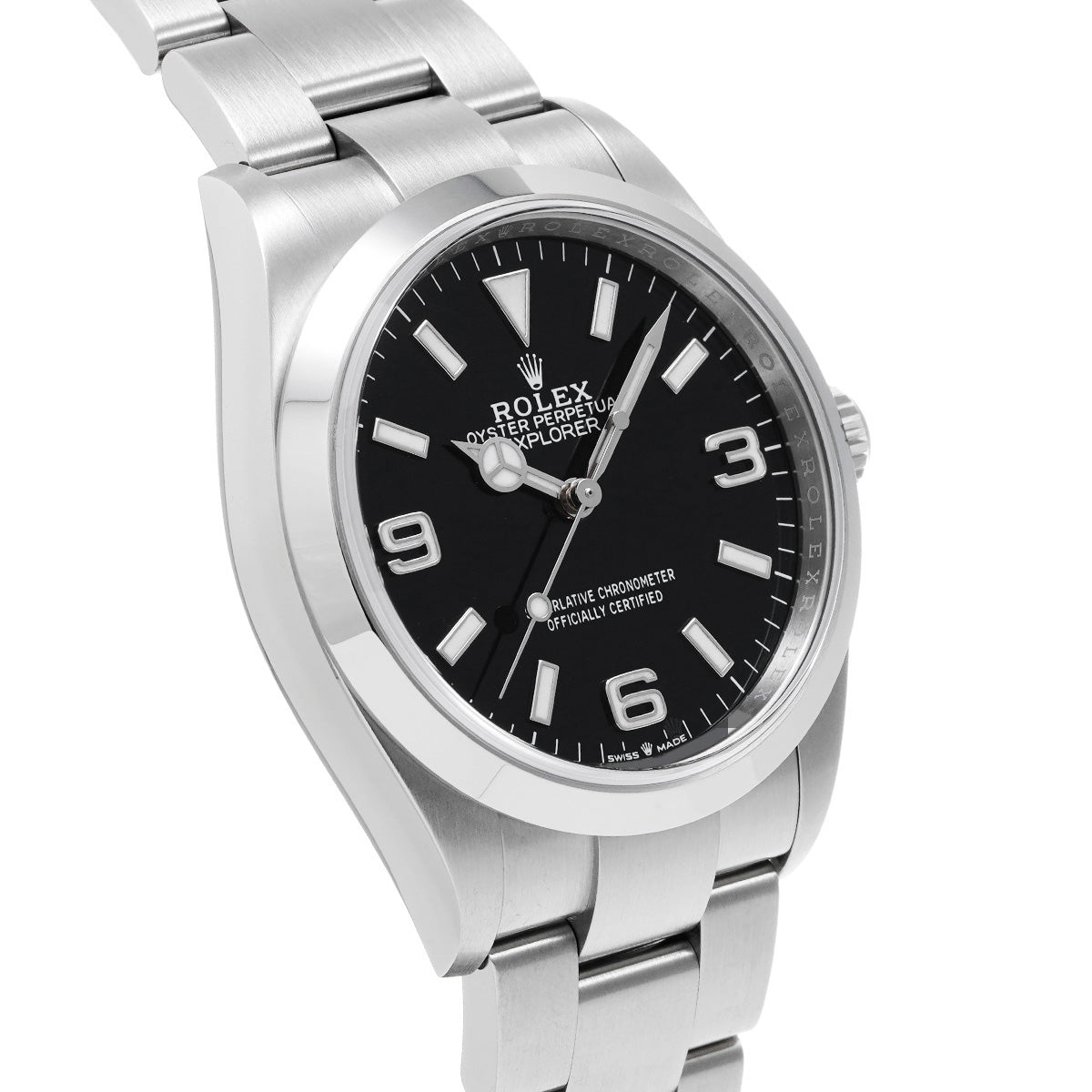 スイス製 高級 エクスプローラー 36 2024年11月 124270 ランダムシリアル ブラック メンズ 腕時計 自動巻き 銀蔵