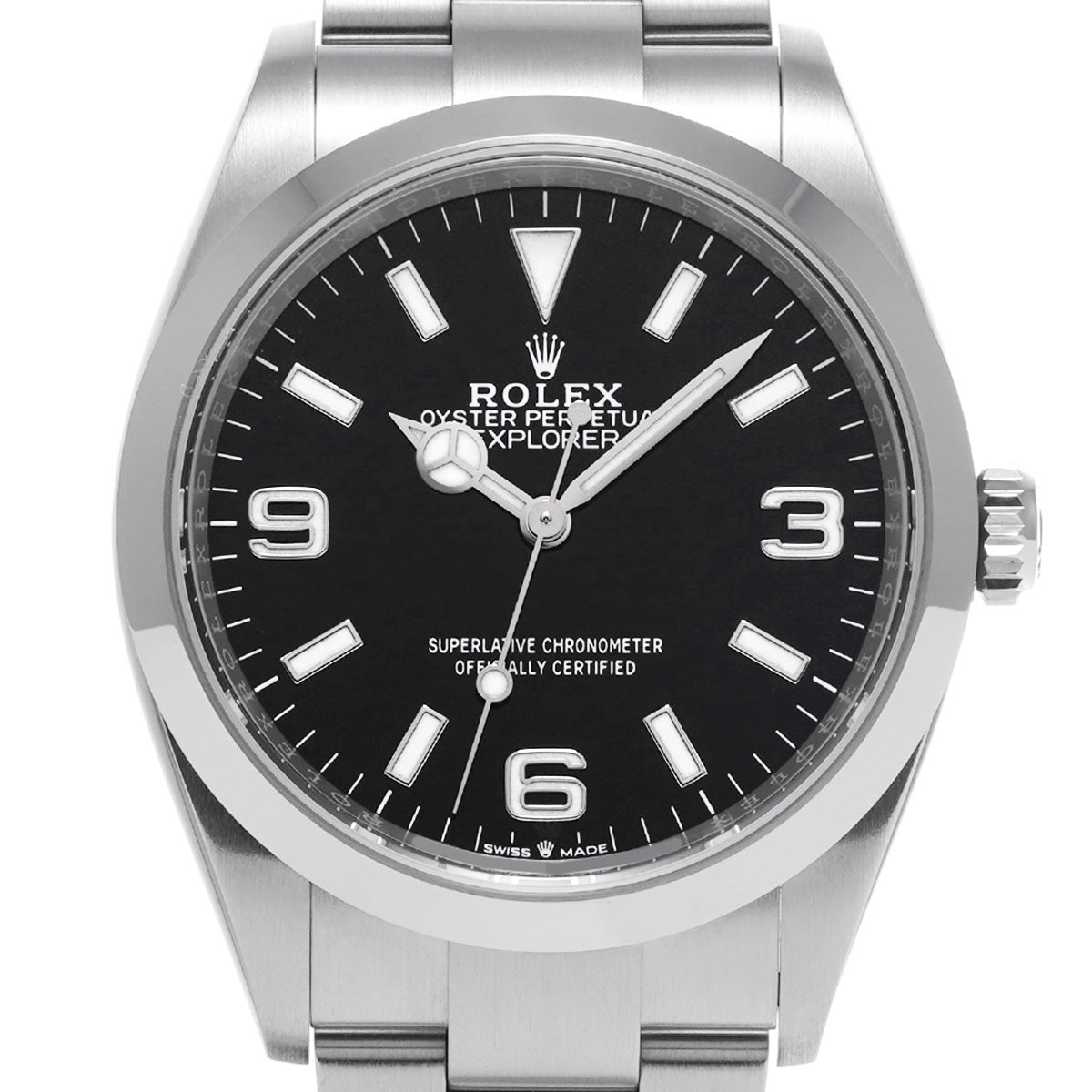 スイス製 高級 エクスプローラー 36 2024年11月 124270 ランダムシリアル ブラック メンズ 腕時計 自動巻き 銀蔵
