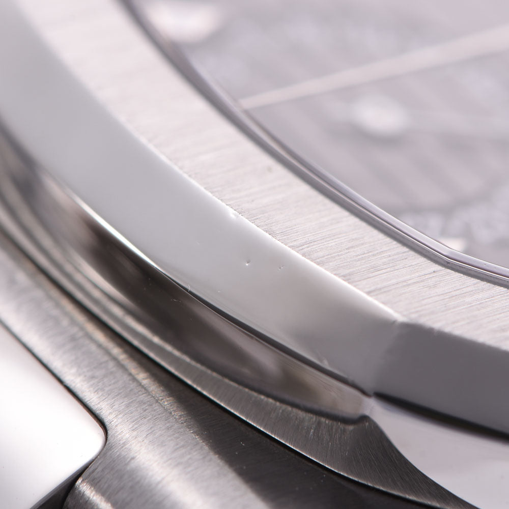 関税負担なし スイス製 高級 · トラベルタイムクロノ 5990/1A-001 メンズ SS 腕時計 自動巻き ブラックグラデーション文字盤 Aランク 正規新品未開封 銀蔵