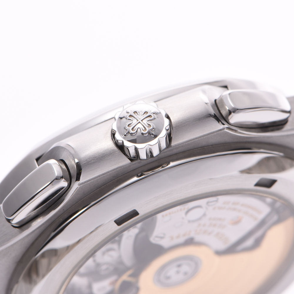 関税負担なし スイス製 高級 · トラベルタイムクロノ 5990/1A-001 メンズ SS 腕時計 自動巻き ブラックグラデーション文字盤 Aランク 正規新品未開封 銀蔵